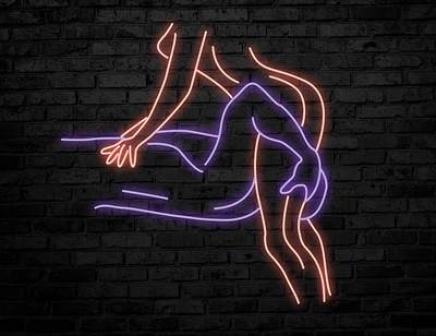 DC180019 XXX DVD Adult Store Toys Shop Decor Neon Sign Dual Color